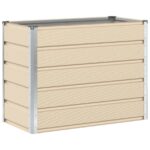 vidaXL Hrantík Slonovinová 480 x 50 x 45 cm Pozinkovaná oceľ – Obrázok 2