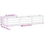 vidaXL Hrantík Slonovinová 480 x 50 x 45 cm Pozinkovaná oceľ – Obrázok 7