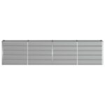 vidaXL Hrantík Svetlosivá 160 x 40 x 75 cm Oceľ – Obrázok 4
