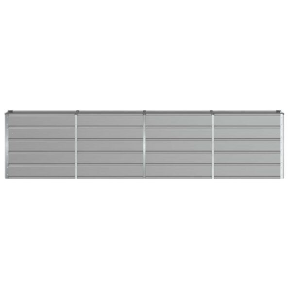 vidaXL Hrantík Svetlosivá 160 x 40 x 75 cm Oceľ – Obrázok 4