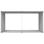 vidaXL Hrantík Svetlosivá 195 x 100 x 75 cm Pozinkovaná oceľ – Obrázok 7