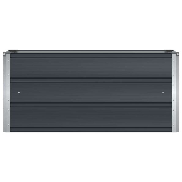 vidaXL Hrantík Antracit 100 x 40 x 45 cm Oceľ – Obrázok 4