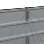 vidaXL Hrantík Antracit 160 x 40 x 45 cm Oceľ – Obrázok 5