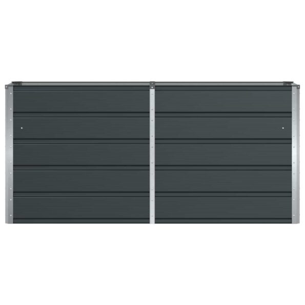 vidaXL Hrantík Antracit 160 x 40 x 75 cm Oceľ – Obrázok 4