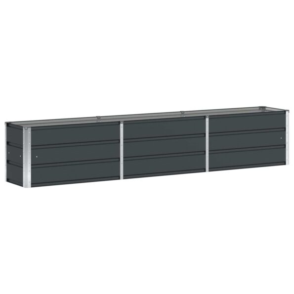 vidaXL Hrantík Antracit 240 x 40 x 45 cm Oceľ – Obrázok 2