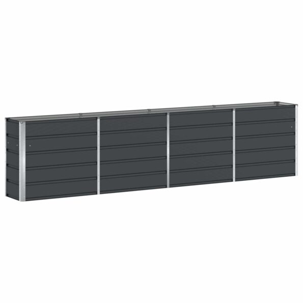 vidaXL Hrantík Antracit 320 x 40 x 75 cm Oceľ – Obrázok 2
