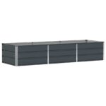 vidaXL Hrantík Antracit 240 x 80 x 45 cm Oceľ – Obrázok 2