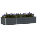 vidaXL Hrantík Antracit 240 x 80 x 45 cm Oceľ – Obrázok 3