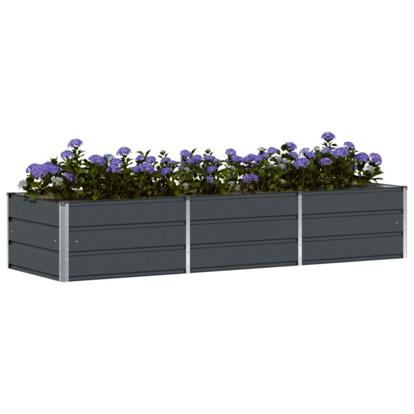 vidaXL Hrantík Antracit 240 x 80 x 45 cm Oceľ – Obrázok 3