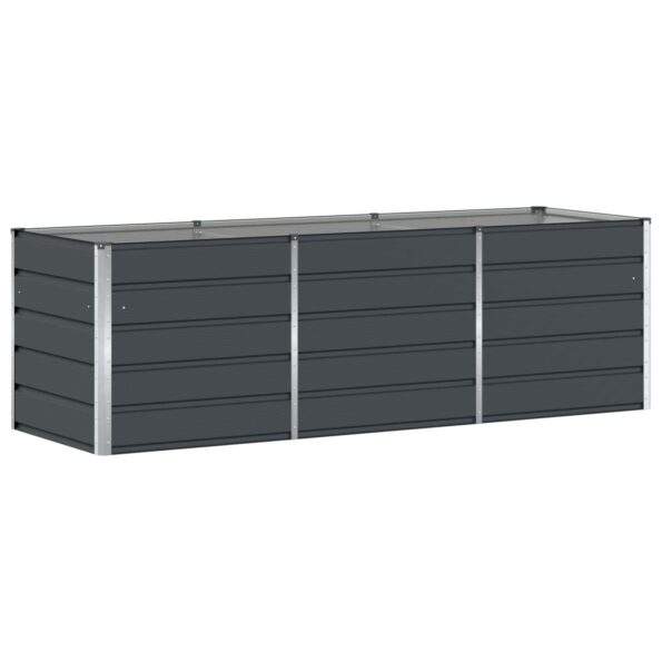 vidaXL Hrantík Antracit 240 x 80 x 75 cm Oceľ – Obrázok 2