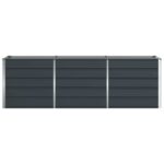 vidaXL Hrantík Antracit 240 x 80 x 75 cm Oceľ – Obrázok 4