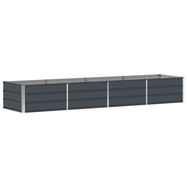 vidaXL Hrantík Antracit 320 x 80 x 45 cm Oceľ – Obrázok 2