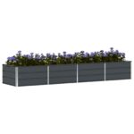 vidaXL Hrantík Antracit 320 x 80 x 45 cm Oceľ – Obrázok 3