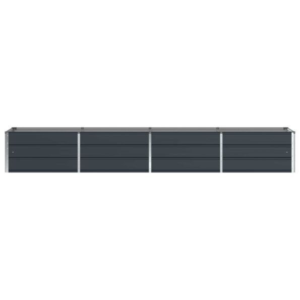 vidaXL Hrantík Antracit 320 x 80 x 45 cm Oceľ – Obrázok 4