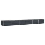 vidaXL Hrantík Antracit 480 x 80 x 45 cm Oceľ – Obrázok 2