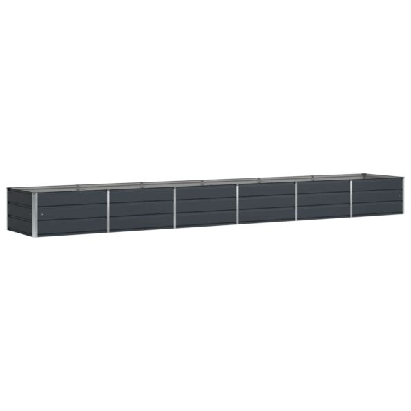 vidaXL Hrantík Antracit 480 x 80 x 45 cm Oceľ – Obrázok 2