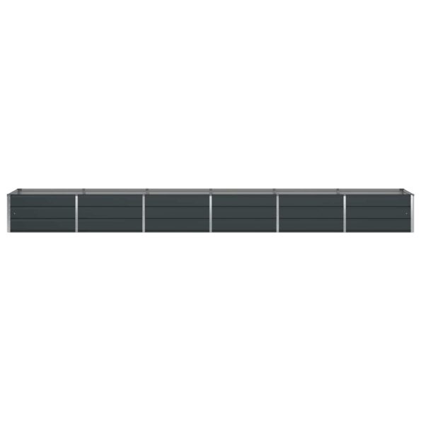 vidaXL Hrantík Antracit 480 x 80 x 45 cm Oceľ – Obrázok 4