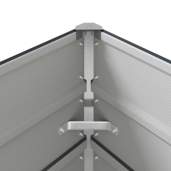 vidaXL Hrantík Antracit 195 x 100 x 45 cm Pozinkovaná oceľ – Obrázok 8