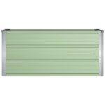 vidaXL Hrantík Zelená 100 x 40 x 45 cm Oceľ – Obrázok 4