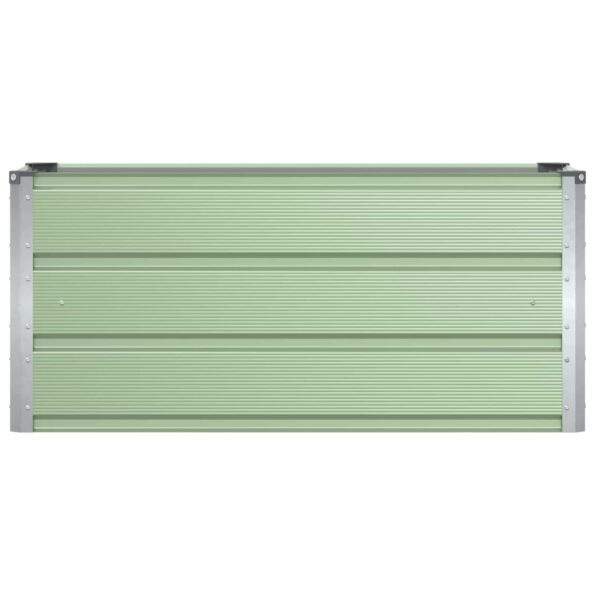 vidaXL Hrantík Zelená 100 x 40 x 45 cm Oceľ – Obrázok 4