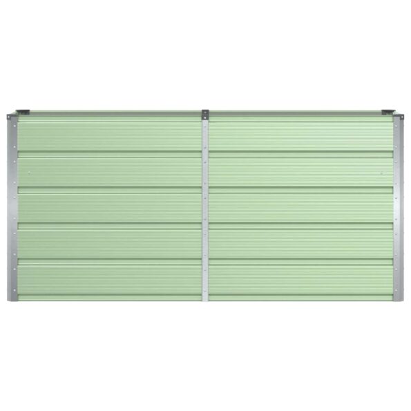 vidaXL Hrantík Zelená 160 x 40 x 75 cm Oceľ – Obrázok 4