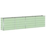 vidaXL Hrantík Zelená 320 x 40 x 75 cm Oceľ – Obrázok 2