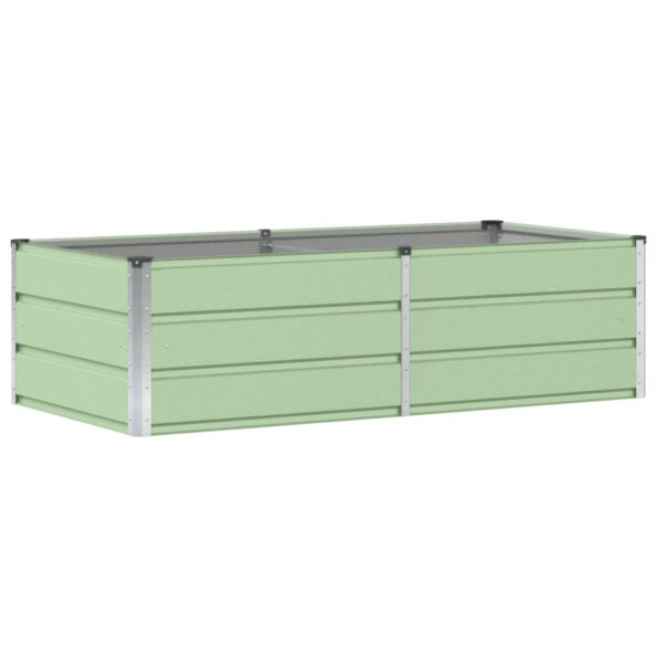 vidaXL Hrantík Zelená 160 x 80 x 45 cm Oceľ – Obrázok 2