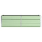 vidaXL Hrantík Zelená 160 x 80 x 45 cm Oceľ – Obrázok 4