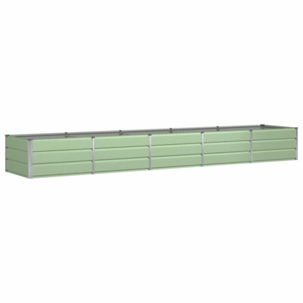 vidaXL Hrantík Zelená 400 x 80 x 45 cm Oceľ – Obrázok 2