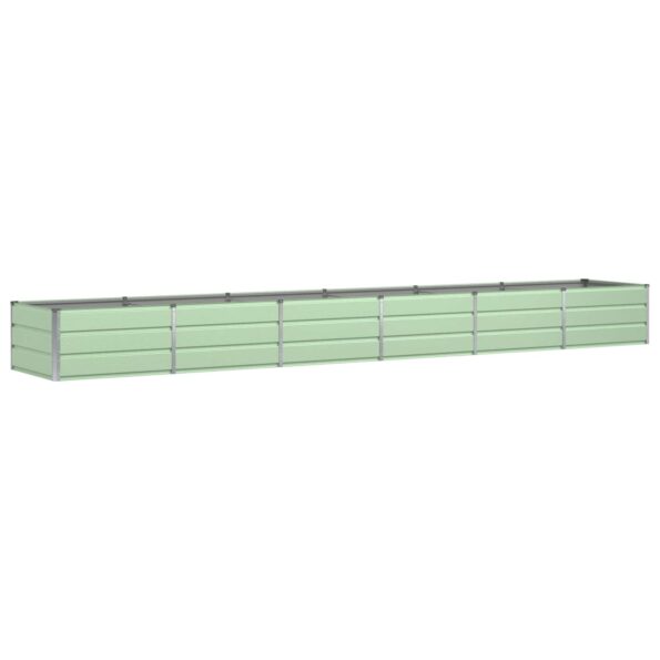 vidaXL Hrantík Zelená 480 x 80 x 45 cm Oceľ – Obrázok 2