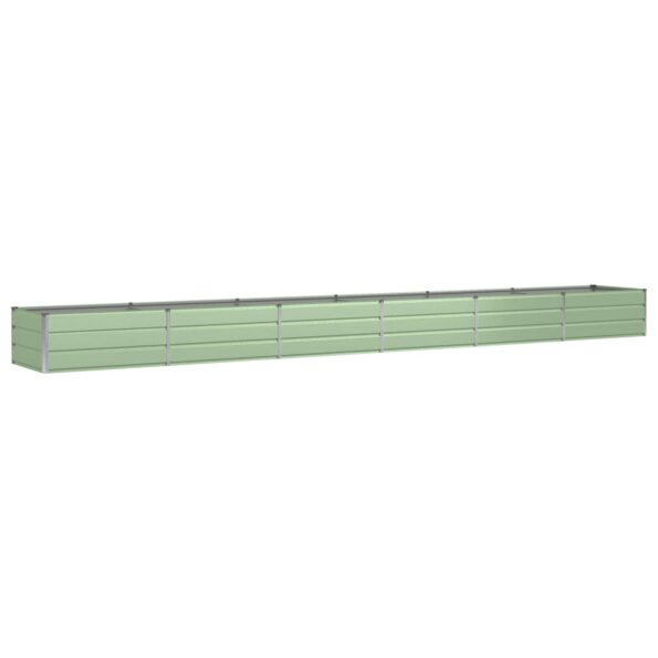 vidaXL Hrantík Zelená 600 x 80 x 45 cm Oceľ – Obrázok 2