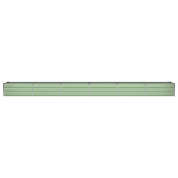 vidaXL Hrantík Zelená 600 x 80 x 45 cm Oceľ – Obrázok 3