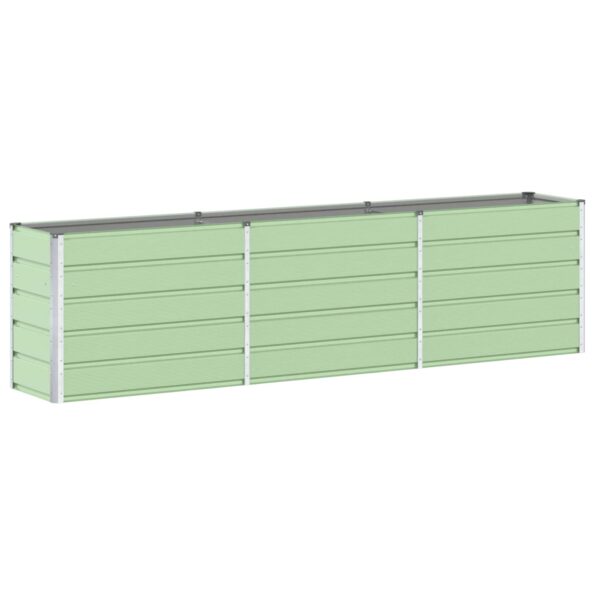 vidaXL Hrantík Pastelovo zelená 290 x 90 x 77 cm Pozinkovaná oceľ – Obrázok 2