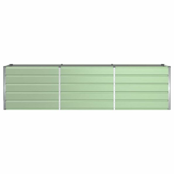 vidaXL Hrantík Pastelovo zelená 290 x 90 x 77 cm Pozinkovaná oceľ – Obrázok 4