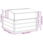 vidaXL Hrantík Pastelovo zelená 100 x 100 x 77 cm Pozinkovaná oceľ – Obrázok 10