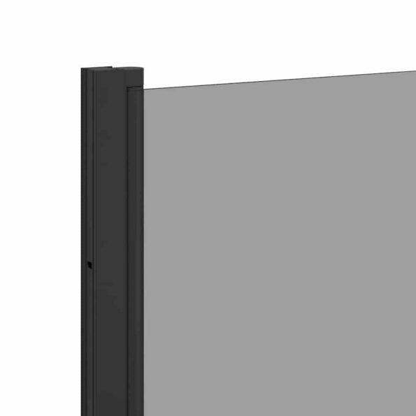 Sprchová clona do kúpeľne Čierna 68 x 130 cm Tvrdené sklo – Obrázok 7