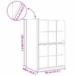 vidaXL Sprchová clona do kúpeľne 80 x 67 x 129.5 cm – Obrázok 11