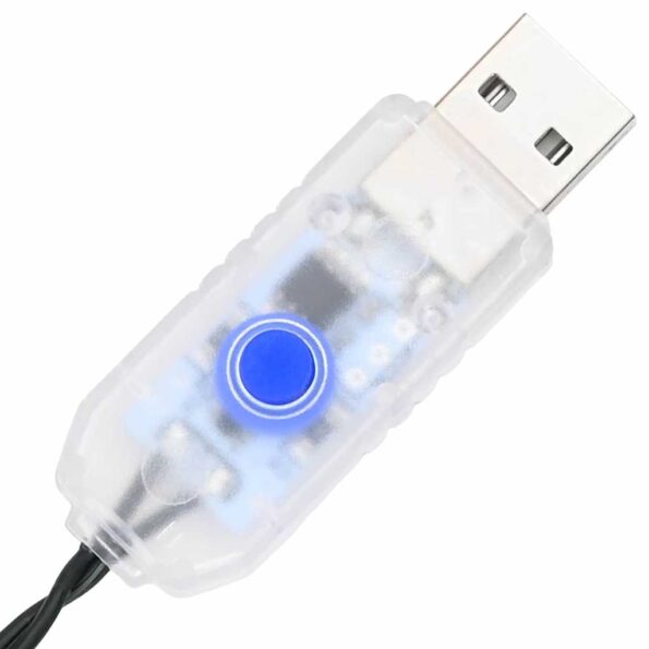 vidaXL Umelý vianočný stromček s 100 LED-i Zelená 150 cm PVC – Obrázok 9