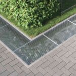 vidaXL Odtoková mriežka Strieborná 30 x 30 x 2 cm – Obrázok 3