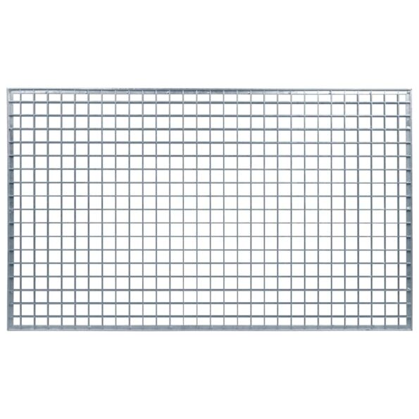 vidaXL Odtoková mriežka Strieborná 30 x 30 x 2 cm – Obrázok 5