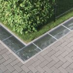 vidaXL Odtoková mriežka Strieborná 60 x 40 x 2 cm – Obrázok 3