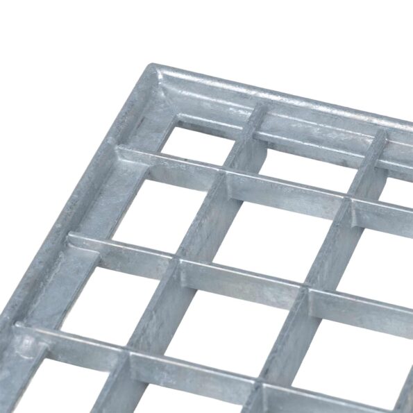 vidaXL Odtoková mriežka Strieborná 60 x 40 x 2 cm – Obrázok 6