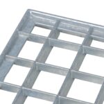 vidaXL Odtoková mriežka Strieborná 80 x 50 x 2 cm – Obrázok 6