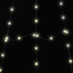 vidaXL LED vianočný stromček s 112 LED-i Teplá biela 511 cm Kov – Obrázok 9