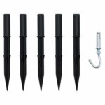 vidaXL LED vianočný stromček s 112 LED-i Viacfarebný 511 cm Kov – Obrázok 8