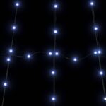 vidaXL LED vianočný stromček s 168 LED-i Modrá 511 cm Kov – Obrázok 9