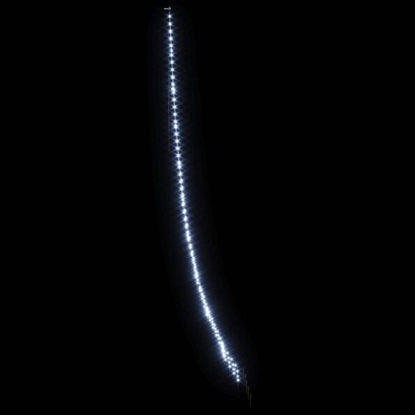 vidaXL LED Vianočný stromček so zemnými kolíkmi Studená biela 511 cm – Obrázok 5