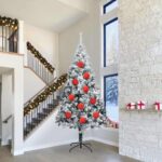 vidaXL Súprava vianočných ozdôb 4 pcs Červená