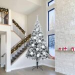 vidaXL Súprava vianočných ozdôb 4 pcs Biela