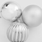 vidaXL Súprava vianočných ozdôb 9 pcs Strieborná – Obrázok 4